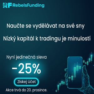 RebelsFunding SLEVA 25 %